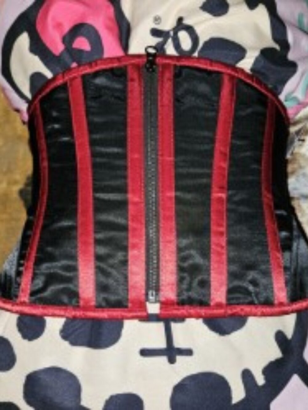 New  30"/XL Temptress Tight Lacing steel boned corset waist belt cincher